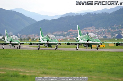 2011-07-01 Zeltweg Airpower 4565 Royal Saudi Hawks - Royal Saudi Air Force